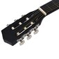 vidaXL 12-osainen Perinteinen cutaway-kitarasetti 6-kielinen musta 38" hinta ja tiedot | Kitarat | hobbyhall.fi