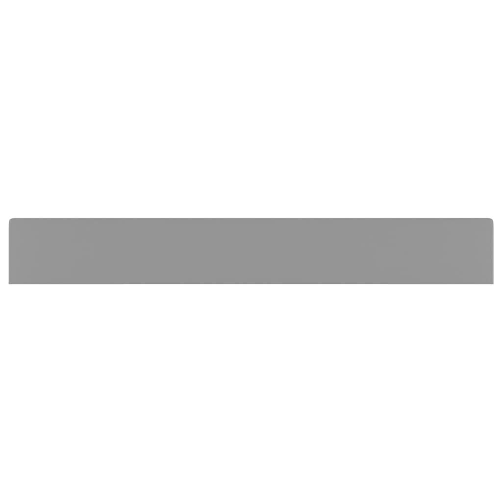 vidaXL Ylellinen pesuallas hanareiällä vaaleanharmaa 60x46 cm keraami hinta ja tiedot | Pesualtaat | hobbyhall.fi