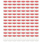 vidaXL Lasiset hillopurkit punaisilla kansilla 96 kpl 230 ml hinta ja tiedot | Säilöntä | hobbyhall.fi