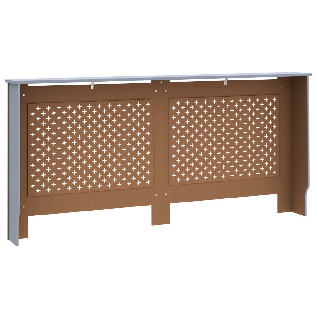 vidaXL Lämpöpatterin suoja antrasiitti 172x19x81,5 cm MDF hinta ja tiedot | Takka- ja uunitarvikkeet | hobbyhall.fi