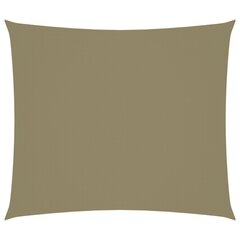 vidaXL Aurinkopurje Oxford-kangas suorakaide 2x2,5 m beige hinta ja tiedot | Aurinkovarjot ja markiisit | hobbyhall.fi