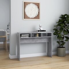 vidaXL Konsolipöytä betoninharmaa 105x30x80 cm lastulevy hinta ja tiedot | Sivupöydät | hobbyhall.fi