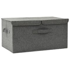 vidaXL Säilytyslaatikko kangas 50x30x25 cm antrasiitti hinta ja tiedot | Säilytyslaatikot ja -korit | hobbyhall.fi