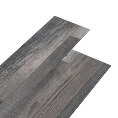 vidaXL Itsekiinnittyvät PVC-lattialankut 5,21 m² 2 mm teollinen puu hinta ja tiedot | Terassilattiat | hobbyhall.fi