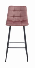 3 tuolin setti Leobert Arceto, vaaleanpunainen/musta hinta ja tiedot | Ruokapöydän tuolit | hobbyhall.fi