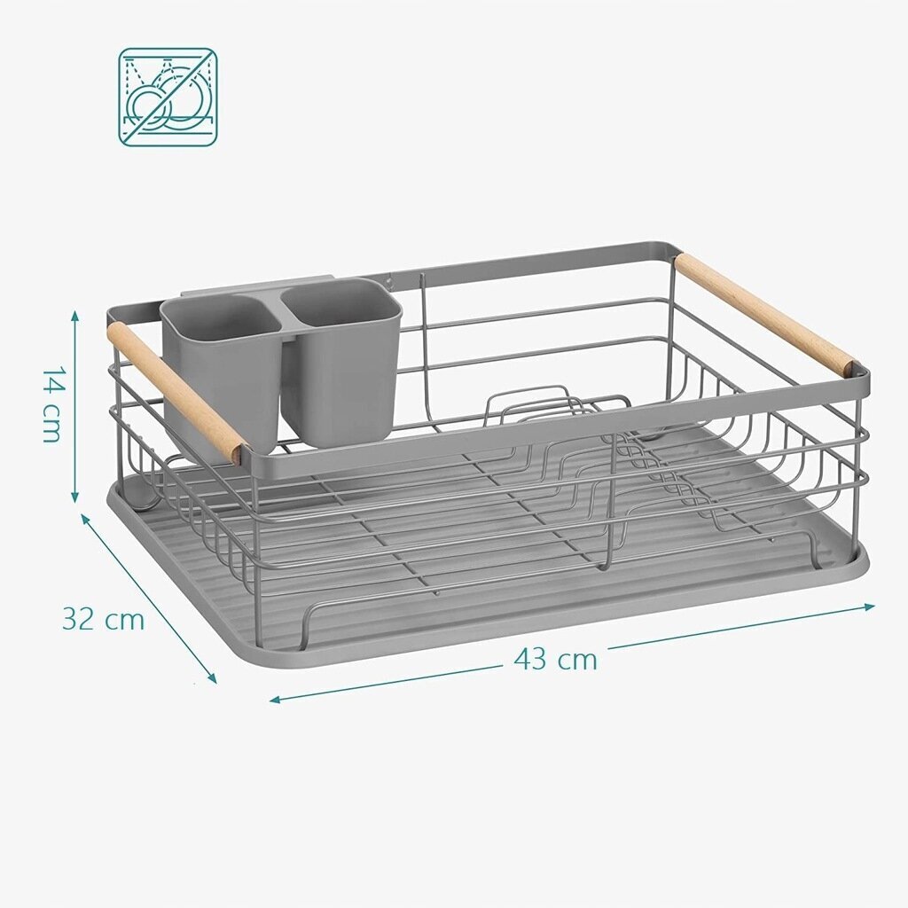 Brunbeste astiankuivausrumpu, 32 x 44 x 14 cm hinta ja tiedot | Keittiövälineet | hobbyhall.fi