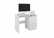 Työpöytä Mobene Modern 96 x 50 x 76 cm, valkoinen hinta ja tiedot | Tietokonepöydät ja työpöydät | hobbyhall.fi