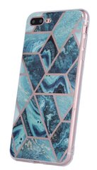 Fusion Geometric Marble silikonikotelo Apple iPhone 12 Mini vihreä. hinta ja tiedot | Puhelimen kuoret ja kotelot | hobbyhall.fi