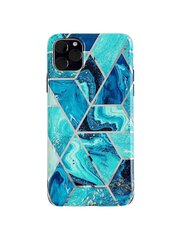 Fusion Geometric Marble silikonikotelo Apple iPhone 12 Mini vihreä. hinta ja tiedot | Puhelimen kuoret ja kotelot | hobbyhall.fi