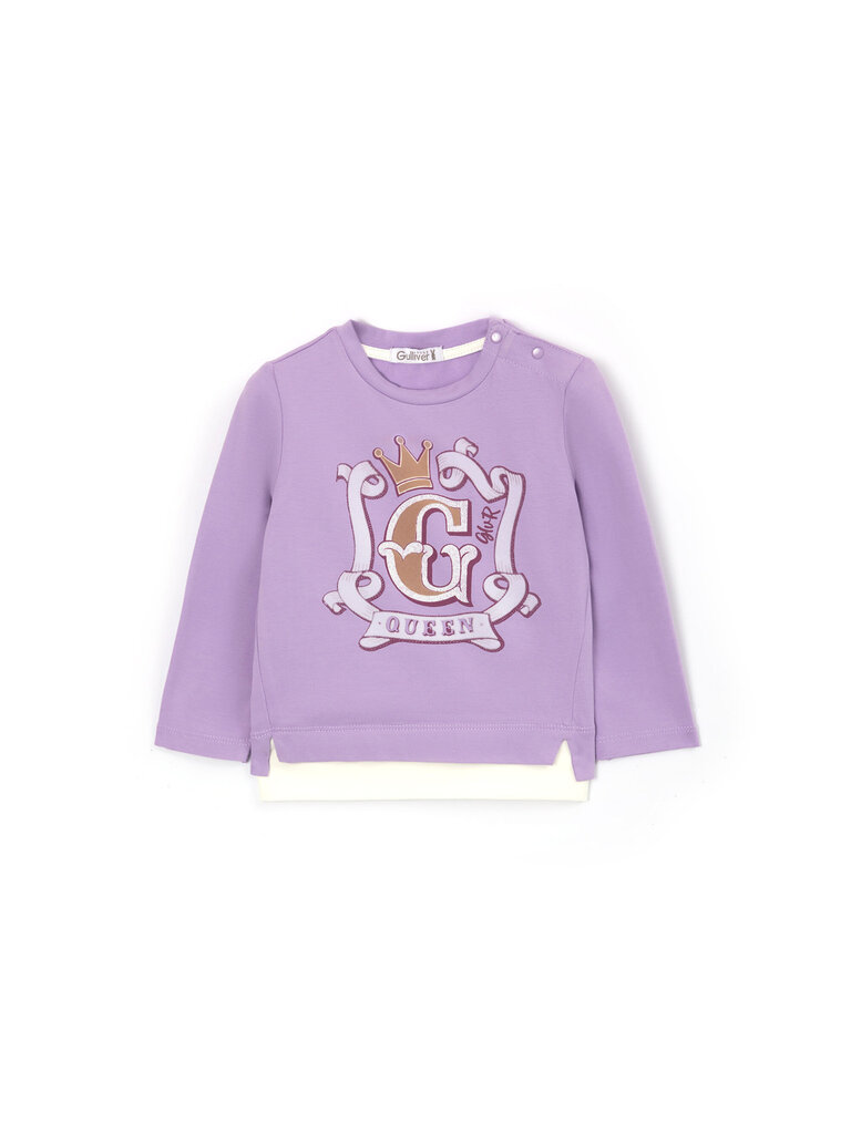 T-paita lapsille Gulliver, violetti hinta ja tiedot | Vauvan T-paidat | hobbyhall.fi