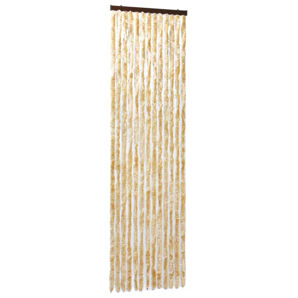 vidaXL Hyönteisverho beige 56x185 cm Chenille hinta ja tiedot | Hyttysverkot | hobbyhall.fi