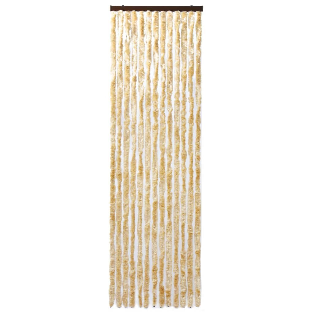 vidaXL Hyönteisverho beige 56x185 cm Chenille hinta ja tiedot | Hyttysverkot | hobbyhall.fi