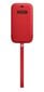 Apple Leather Sleeve MagSafe MHYE3ZM/A Red hinta ja tiedot | Puhelimen kuoret ja kotelot | hobbyhall.fi
