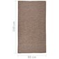 vidaXL Ulkomatto Flatweave 80x150 cm ruskea hinta ja tiedot | Isot matot | hobbyhall.fi