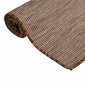 vidaXL Ulkomatto Flatweave 80x150 cm ruskea hinta ja tiedot | Isot matot | hobbyhall.fi