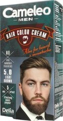 Men Hair Color Kermanvärinen parta ja viikset hiusväri 5.0 Vaaleanruskea 30ml hinta ja tiedot | Hiusvärit | hobbyhall.fi