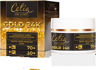 De Luxe Gold 24K yökasvovoide 70+ 50ml hinta ja tiedot | Celia Kasvojenhoitotuotteet | hobbyhall.fi