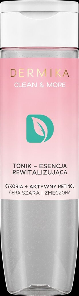 Clean & More tonic, virkistävä esanssi harmaalle ja väsyneelle iholle Chicory & Active Retinol 200ml hinta ja tiedot | Kasvojen puhdistusaineet | hobbyhall.fi