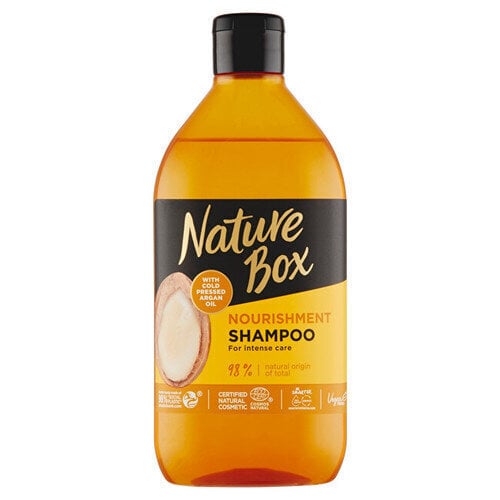 Nature Box Luonnollinen shampoo Argan Oil Nourishment Shampoo 385 ml hinta ja tiedot | Shampoot | hobbyhall.fi