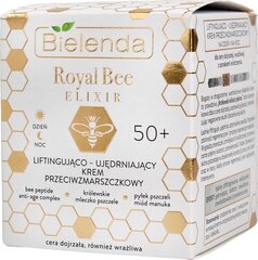 Royal Bee Elixir 50+ kohottava ja kiinteyttävä ryppyjä estävä päivä- ja yövoide 50 ml hinta ja tiedot | Kasvovoiteet | hobbyhall.fi