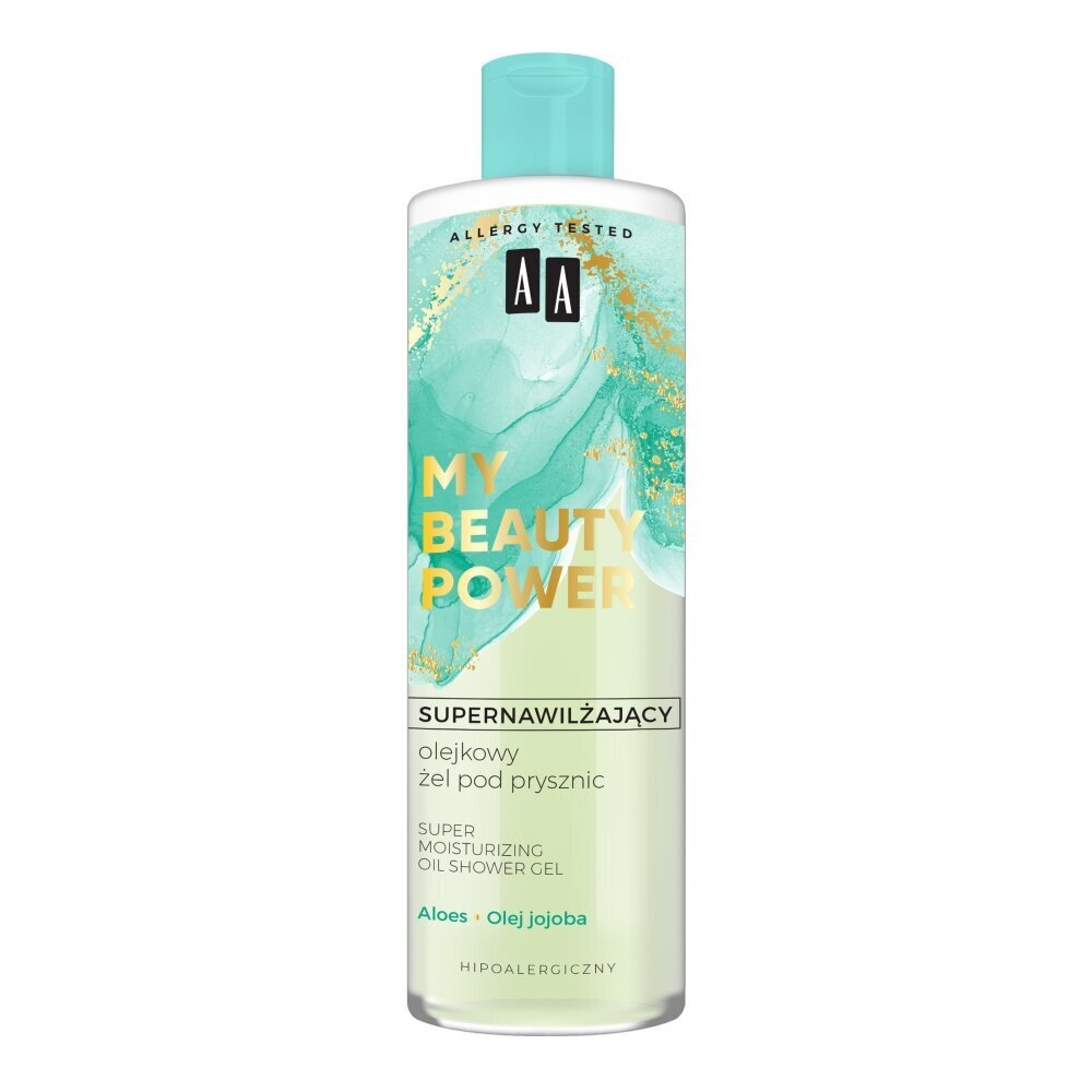 My Beauty Power superkosteuttava öljysuihkugeeli Aloe 400ml hinta ja tiedot | Suihkusaippuat ja suihkugeelit | hobbyhall.fi