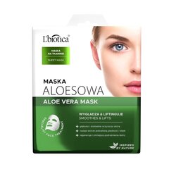 Aloe-naamio kankaalla, 23ml hinta ja tiedot | Kasvonaamiot ja silmänalusaamiot | hobbyhall.fi