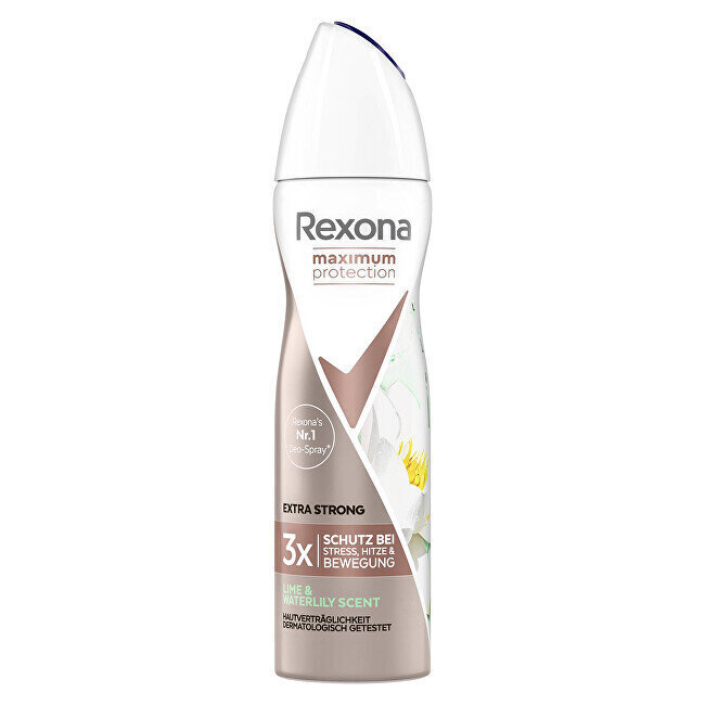 Deodorantti Rexona Maximum Protection, Lime & Waterlily tuoksu, 150 ml hinta ja tiedot | Deodorantit | hobbyhall.fi