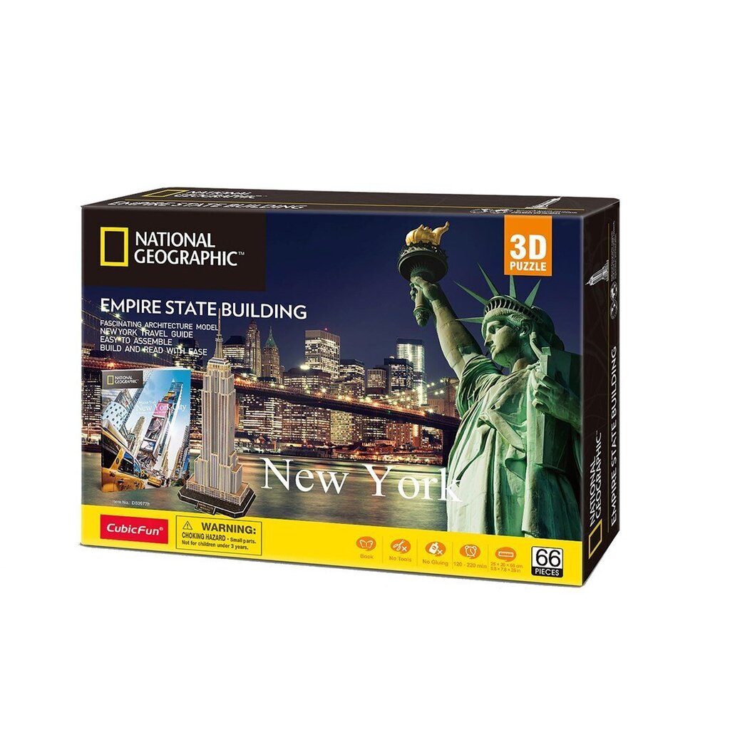 Cubic Fun Empire State Building NG 3D-palapeli hinta ja tiedot | Lautapelit ja älypelit | hobbyhall.fi