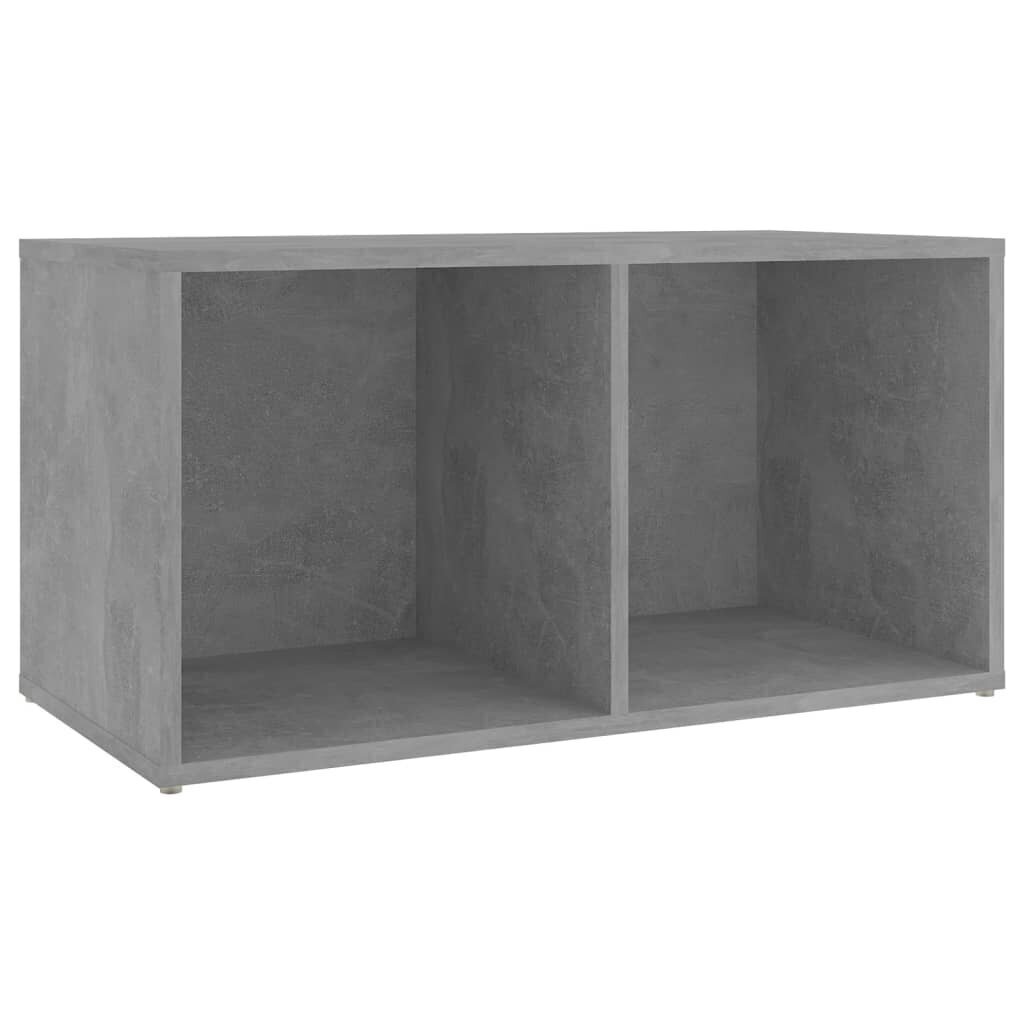 vidaXL TV-tasot 2 kpl betoninharmaa 72x35x36,5 cm lastulevy hinta ja tiedot | TV-tasot | hobbyhall.fi