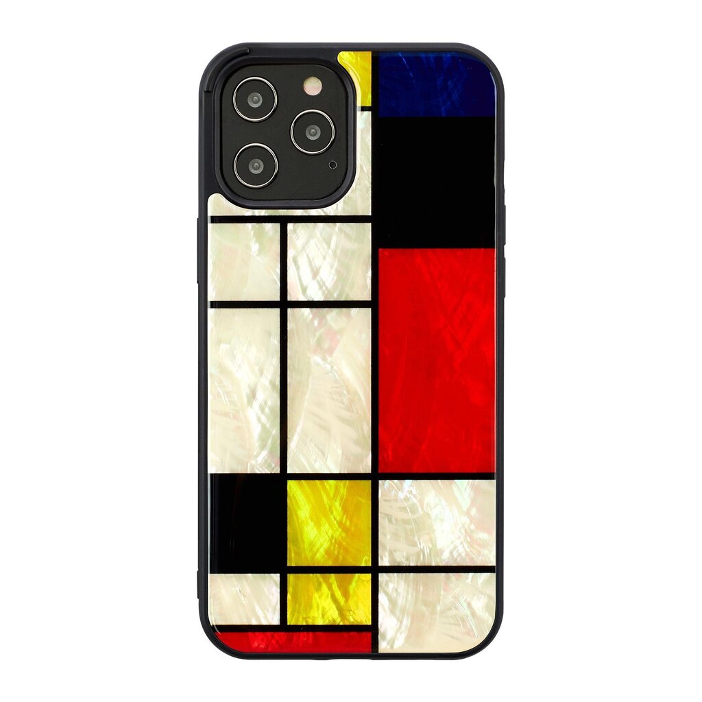 Apple iPhone 12 mini suojakuori - Mondrian Black hinta ja tiedot | Puhelimen kuoret ja kotelot | hobbyhall.fi