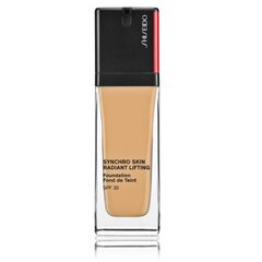 Shiseido Synchro Skin Radiant Lifting Foundation SPF30, 250 Sand, 30 ml hinta ja tiedot | Meikkivoiteet ja puuterit | hobbyhall.fi