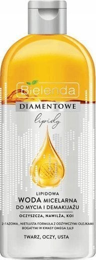 Misellivesi Bielenda Diamond Lipids, 425 ml hinta ja tiedot | Kasvojen puhdistusaineet | hobbyhall.fi