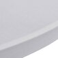 vidaXL Seisovan pöydän päällyste Ø70 cm valkoinen venyvä 4 kpl hinta ja tiedot | Pöytäliinat, tabletit ja lautasliinat | hobbyhall.fi