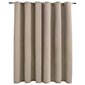 vidaXL Pimennysverho metallirenkailla beige 290x245 cm hinta ja tiedot | Verhot | hobbyhall.fi