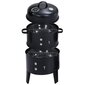 vidaXL 3-in-1 hiilisavustin BBQ-grilli 40x80 cm hinta ja tiedot | Grillit | hobbyhall.fi
