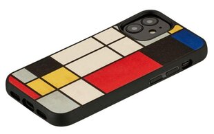 MAN&WOOD suojakuori Apple iPhone 12 mini - Mondrian Wood Black hinta ja tiedot | Puhelimen kuoret ja kotelot | hobbyhall.fi