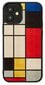 MAN&WOOD suojakuori Apple iPhone 12 mini - Mondrian Wood Black hinta ja tiedot | Puhelimen kuoret ja kotelot | hobbyhall.fi