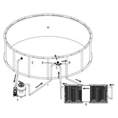 vidaXL Uima-altaan aurinkoenergiapaneelit 2kpl 150x75 cm hinta ja tiedot | Uima-allastarvikkeet | hobbyhall.fi