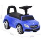 vidaXL Potkuauto Mercedes-Benz C63 sininen hinta ja tiedot | Vauvan lelut | hobbyhall.fi