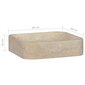 vidaXL Pesuallas kerma 40x40x10 cm marmori hinta ja tiedot | Pesualtaat | hobbyhall.fi