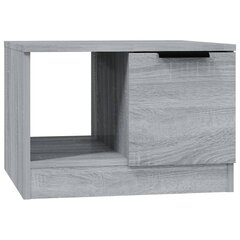 vidaXL Sohvapöytä harmaa Sonoma 50x50x36 cm tekninen puu hinta ja tiedot | Sohvapöydät | hobbyhall.fi