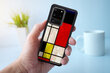 iKins suojakuori Samsung Galaxy S20 Ultra - Mondrian Black hinta ja tiedot | Puhelimen kuoret ja kotelot | hobbyhall.fi