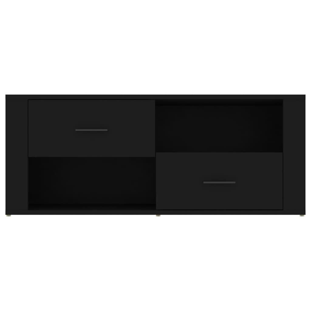 vidaXL TV-taso musta 100x35x40 cm tekninen puu hinta ja tiedot | TV-tasot | hobbyhall.fi