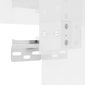 vidaXL Seinäkaappi korkeakiilto valkoinen 60x31x70 cm tekninen puu hinta ja tiedot | Olohuoneen kaapit ja lipastot | hobbyhall.fi