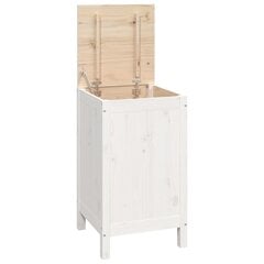 vidaXL Pyykkilaatikko valkoinen 44x44x76 cm täysi mänty hinta ja tiedot | Kylpyhuoneen sisustus | hobbyhall.fi