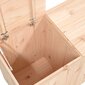 vidaXL Pyykkilaatikko 88,5x44x66 cm täysi mänty hinta ja tiedot | Kylpyhuoneen sisustus | hobbyhall.fi