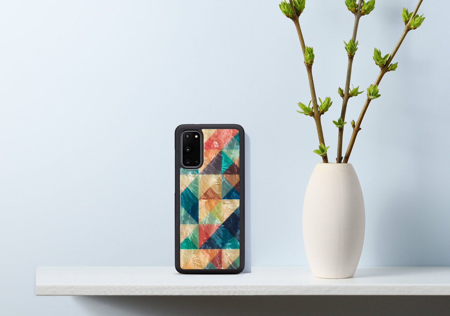 iKins suojakuori Samsung Galaxy S20 - Mosaic Black hinta ja tiedot | Puhelimen kuoret ja kotelot | hobbyhall.fi