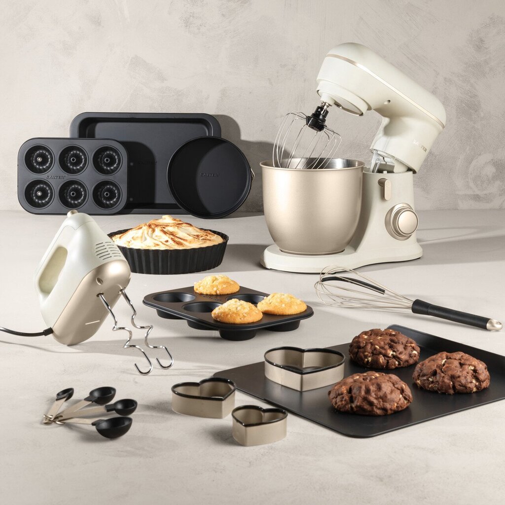 Salter EK5511SBOVDE Bakes Stand Mixer hinta ja tiedot | Sähkövatkaimet ja maidonvaahdottimet | hobbyhall.fi