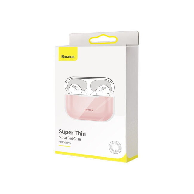 Baseus Super Thin Silica Gel Case AirPods Pro hinta ja tiedot | Kuulokkeet | hobbyhall.fi