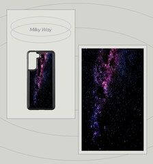 iKins suojakuori Samsung Galaxy S21+ - Milky Way Black hinta ja tiedot | Puhelimen kuoret ja kotelot | hobbyhall.fi